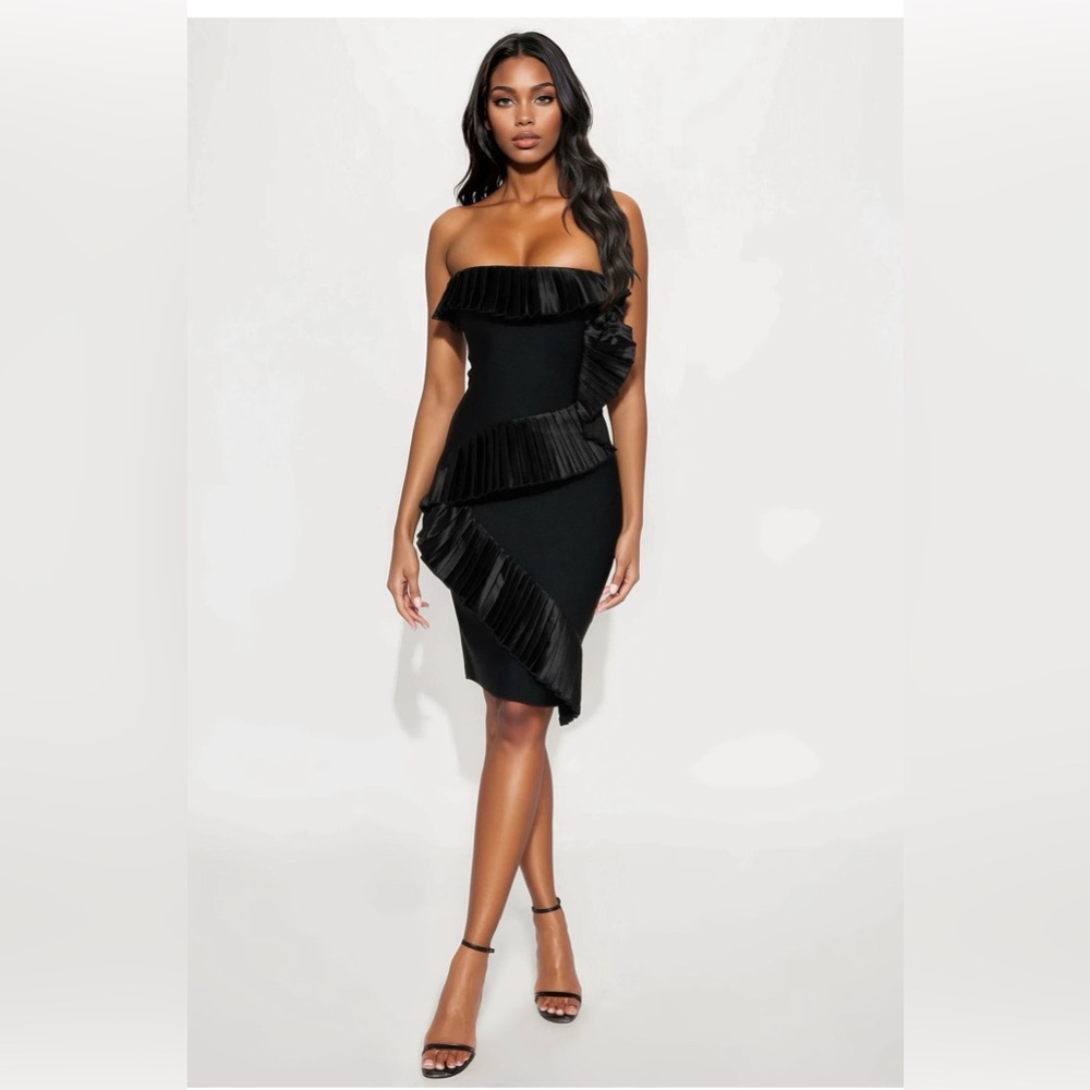 Taking Up Space Bandage Midi Dress